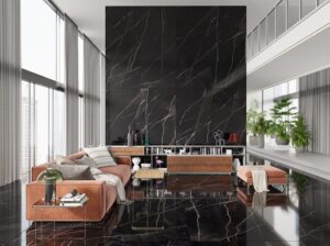 decorative porcelain tile slab for hot climate of the UAE by Aximer