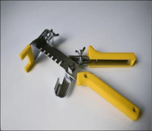 The special pliers for wedge and leveling clip