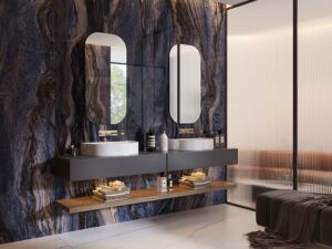 Choosing the right ceramics for the bathroom by Aximer's Porcelain tiles